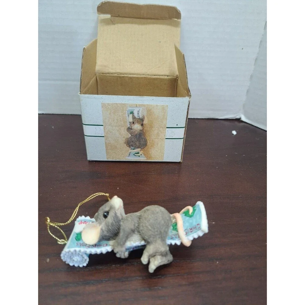 Charming Tails Stamp Dispenser Ornament